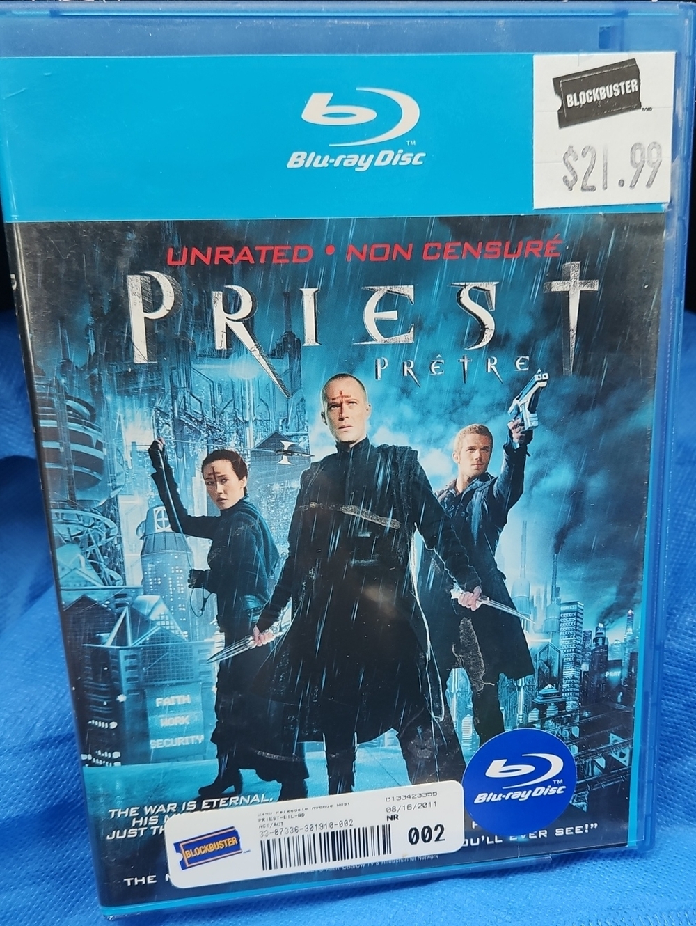 🌟3/$25🌟 Blu-ray Disc - Priest Unrated